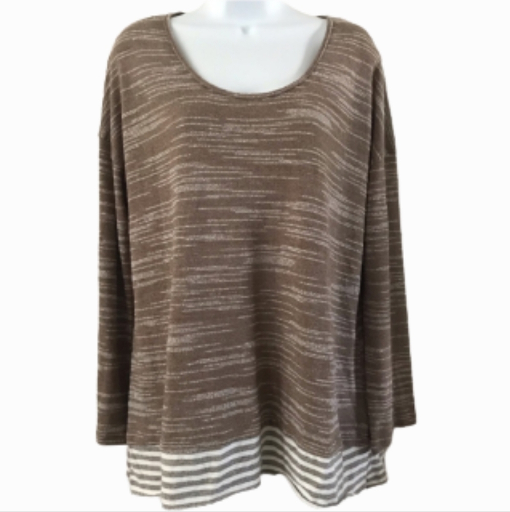 UMGEE Long Sleeve Shirt Tunic Cotton Blend